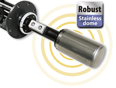 Newly designed transducer with significantly expanded detection range