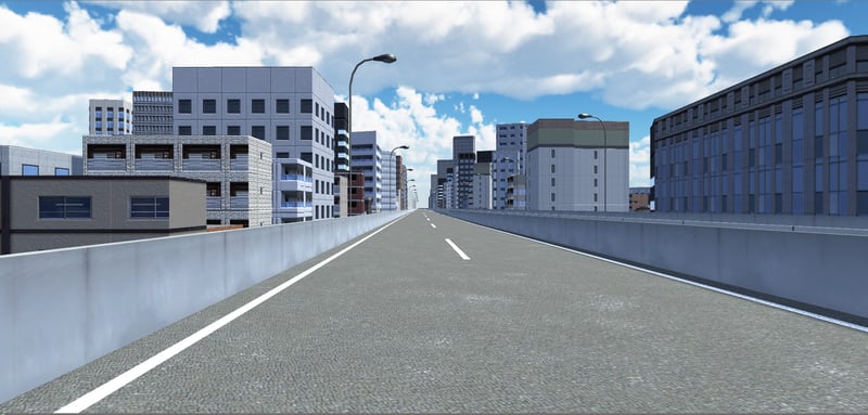 「World Drive®」によって作成された3Dマップ