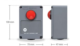 LED warning lamp (option)