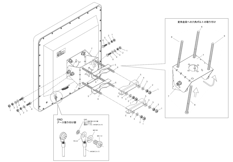 アンテナ一体型無線LAN JRL-849AXS｜JRC 日本無線株式会社