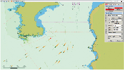 Automatic Tracking of up to 300 Vessels