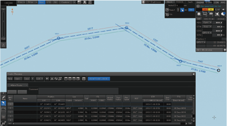 Route editing and safety checking