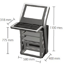 19 cradle frame and 26 cradle frame