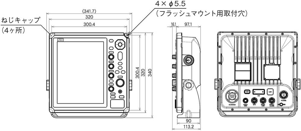 外形寸法図1